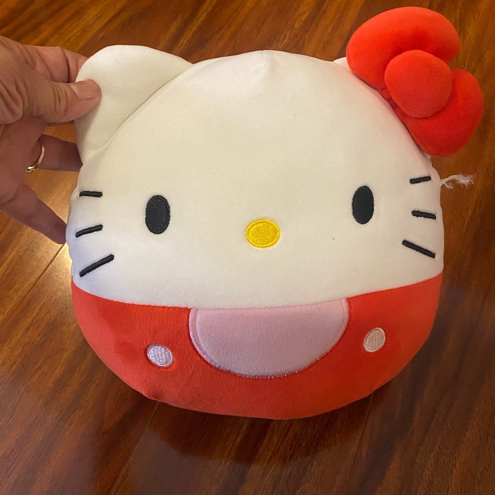 Hello Kitty Squishmallow Plush Pillow 7”